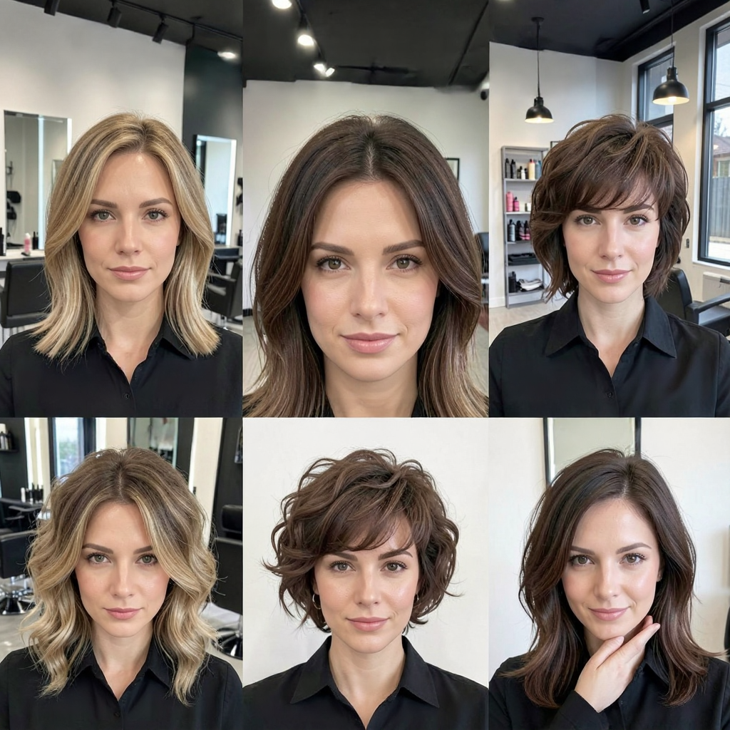 Choosing best hair cut according to your face